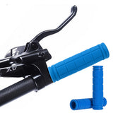 2PCS Bicycle Handlebar Grips – Rubber for MTB & BMX Blue
