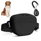 Upgrade Stronger Closure Dog Treat Pouch with Training Treat Bag Pouch Black