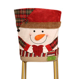 Christmas Chair Covers with Santa Hat – Holiday Dinner Party Decoration Style 2