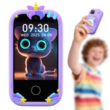 Smart Phone Toy with Dual Cameras & 32GB Card – Gift for Ages 6+ Purple