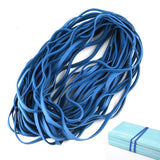 220Pcs Rubber Bands Elastic Bands for Office File Organization Blue