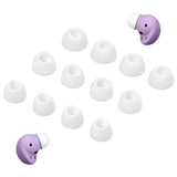 6 Pairs Ear Tips Compatible With Galaxy Buds 2 Pro S/M/L Replacement Soft Earbuds White