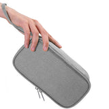 Insulated Insulin Cooling Bag – Multi-Layer Medical Travel Cooler Gray
