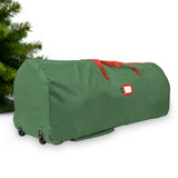 Rolling Christmas Tree Storage Bag Handy with Handle for Easy Carry Green