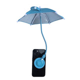 Universal Phone Umbrell for Beach Pool Accessories Travel Vacation Essentials Blue