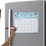 18-Month  Fridge Planner Calendar Style 3