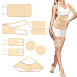 9PCS Reusable Castor Oil Pack Set – Organic Cotton for Neck  Waist & More Beige