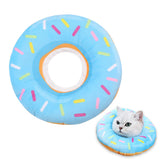 Cat Cone Soft Collar – Adjustable Kitten Recovery Donut Collar Blue