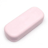 Unisex Hard Shell Glasses Case – PU Leather Travel Sunglasses Box Pink
