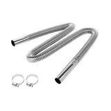 Stainless Steel Parking Heating Device Exhaust Pipe 60-200cm for Cars & Trucks 120 CM