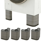 4 PCS Anti Vibration Washing Machine Feet Non Slip Pads for Washer Fridge Sofa Large