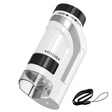 50X-300X Handheld Microscope with LED Lights Portable Pocket Zoom Silver
