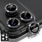 Glitter Camera Lens Film for iPhone 18 Pro and iPhone 18 Pro Max Black