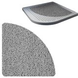 PVC Shower Mat Non-Slip Bath Mat Quick Drying Loofah Style Bathmat Style 2