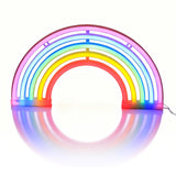 LED Cat Rainbow Neon Sign Night Light Lamp for Bedroom Wall and Bedside Decor Style 3