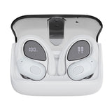 Wireless Bluetooth 5.4 Over-Ear Earbuds IPX5 Waterproof for Sports White