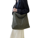 Zipper Tote Bag for Women Shoulder Bags with Adjustable Strap for Work School Shopping Travel Green