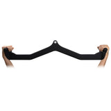Cable Pulley Attachment Series Gym LAT Pull-Down Bar V-Grip Handle Accessory Large