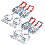 4 PCS Toggle Latch Quick Release Over Centre Latch for Door Window Cabinet Large