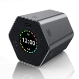 Cube Timer – Visual Rotating Timer with Vibration Adjustable Volume & Custom Countdown Gray