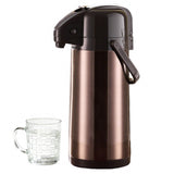3L Stainless Steel Vacuum Insulated Water Dispenser Coffee Carafe for Hot Drinks Tea Liquid Purple Gold