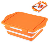 3 in 1 Cutting Board with Adjustable Height Ideal for Indoor and Outdoor Orange