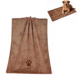 70x140cm Microfiber Dog Towels for Drying Dogs Shower & Bath Supplies Coffee