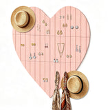 Heart Felt Photo Message Board 75x74cm with Adhesive Dots Display Pink