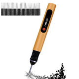 Electric Engraver Pen with 30 Bits & 3 Adjustable Speeds for Metal Wood Glass Gold