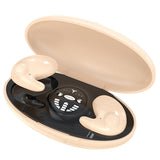 Invisible Sleep Wireless Earphone Bluetooth 5.3 Headphones Hidden Earbuds with LED Display Skin Tone