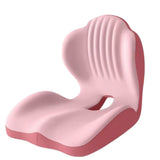 Ergonomic Seat Cushion Office Chair Seat Cushions with L-Shaped Design for Car Gaming Chair Pink
