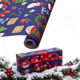 Christmas Craft Paper for Gift Wrapping Party Decor DIY Projects Blue