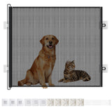 Retractable Mesh Pet Barrier Dog Gate Security Fence for Stairs Doorways Large