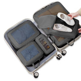 7Pcs Compression Packing Cubes Set – Travel Luggage Organizer Bags for Suitcases Black
