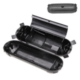 Outdoor Extension Cord Connector Cover with Latches Waterproof Cable Protection Box Black