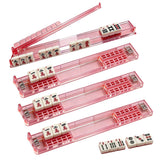 Non-Slip Mahjong Racks with Pushers Gift Ready Mahjong Gifts Red