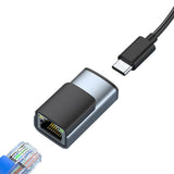 USB C RJ45 Gigabit Adapter 1000Mbps Aluminum Network Converter Style 3