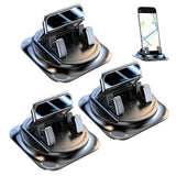 3PCS Car Phone Mount Anti Slip Silicone Dashboard Phone Holder 360 Degree