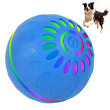 Interactive Smart Dog Ball Toy with LED Lights – Moving & Bouncing Ball for Dogs and Puppies Blue