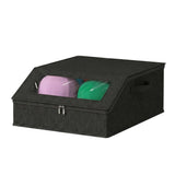 Stackable Hat Storage for Baseball Caps Holds up to 30 Caps Hat Organizer for Closet Black