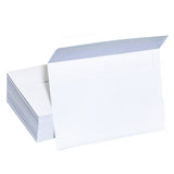 50 PCS Thick Kraft Paper Self Adhesive Envelopes for Cards Photos White