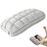 Fluffy Pillow Breathable Cute Pineapple Puff Pillow for Bedroom Sofa Grey