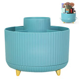 360 Degree Rotating Desk Organizer Dual-Purpose Pencil Pen Holder for Office School Sky Blue