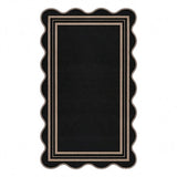 Crystal Velvet Area Rug Geometric Non Slip Washable Floor Mat Style 1