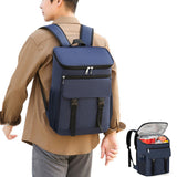 Portable Insulated Backpack Leak Proof  Camping Cooler Bag Blue
