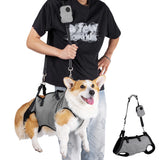 Pet Sling Carrier Bag for Small Dogs Puppies Shoulder Tote Gray