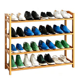 4 Tier Shoe Storage Rack Multi Layer Organizer for Entryways