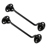 2PCS Stainless Steel Gate Latch Hook and Eye Lock Large