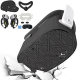 7-Piece Silicone Protective Case Set for Meta Quest 3S VR Headset Accessories Black
