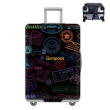 Elastic Protective Luggage Cover Stretchable Travel Suitcase Protector Black
